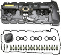N52 Engine Valve Cover Kit with Oil Cap, Gaskets, Spark Plug Seals, Bolts B201838