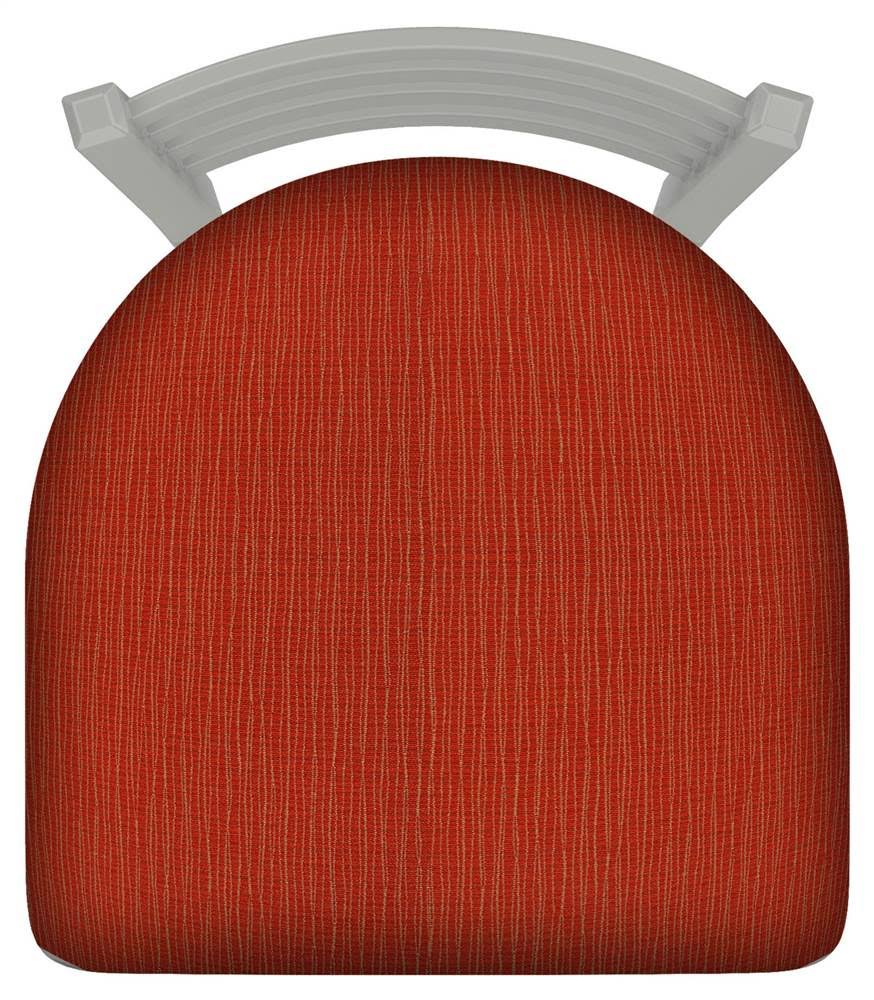 18x22 Chair with Anodized Nickel Finish and Graph Poppy Seat E809004