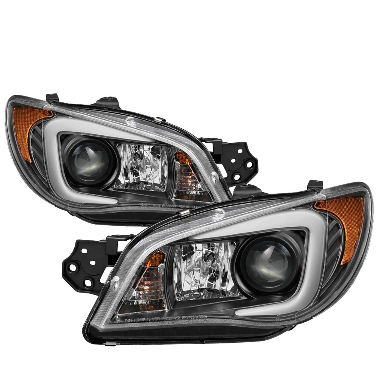 Black DRL LED Projector Headlights X93227