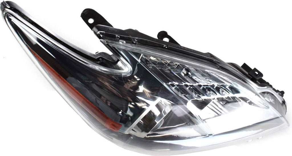 Set of 2 Halogen Headlight Lens and Housing for 2010-2011 Toyota Prius R1804