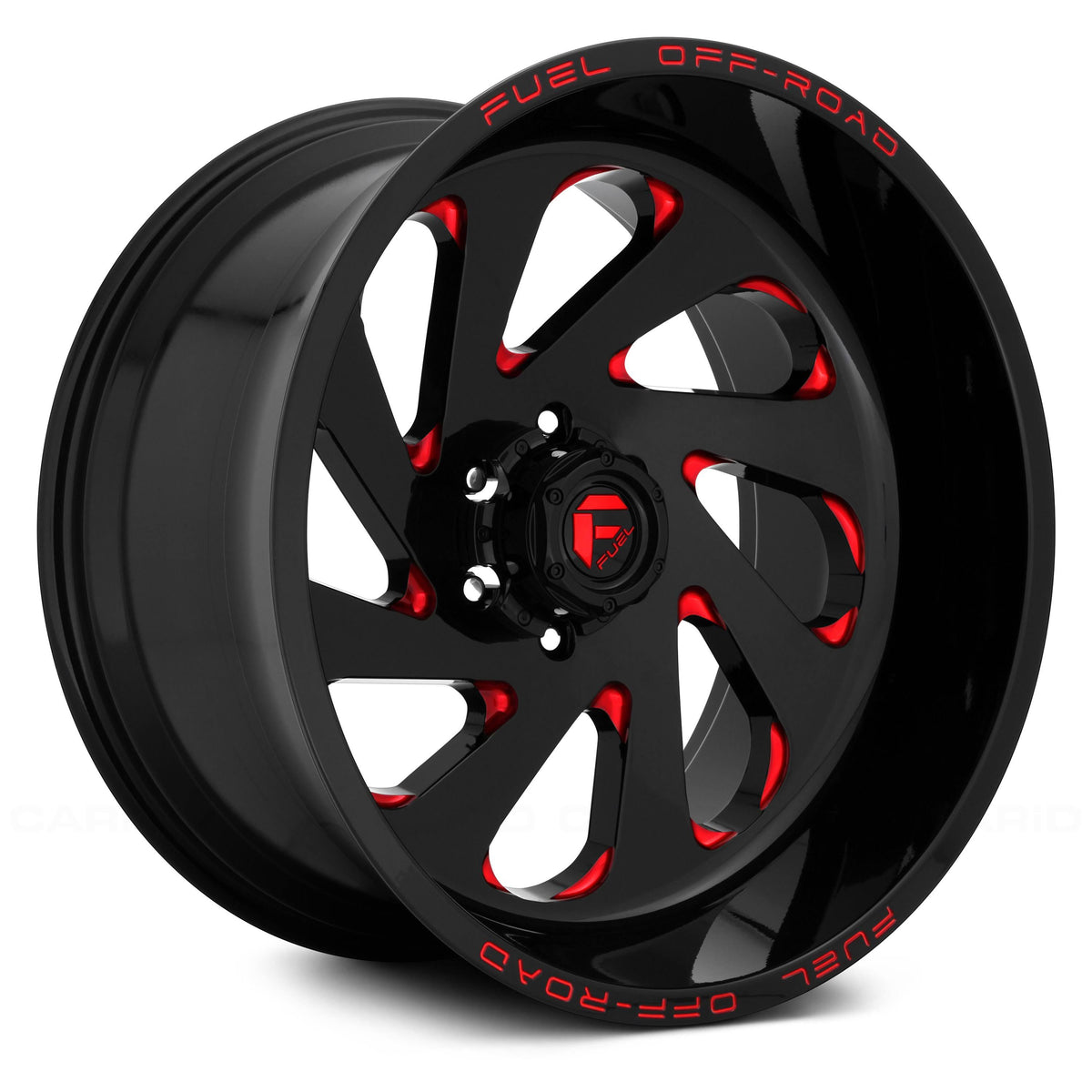 Gloss Black Milled 20x12 Vortex Wheel W6038