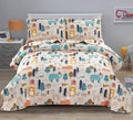 Twin Cartoon Bear Quilt Bedding Set M87623