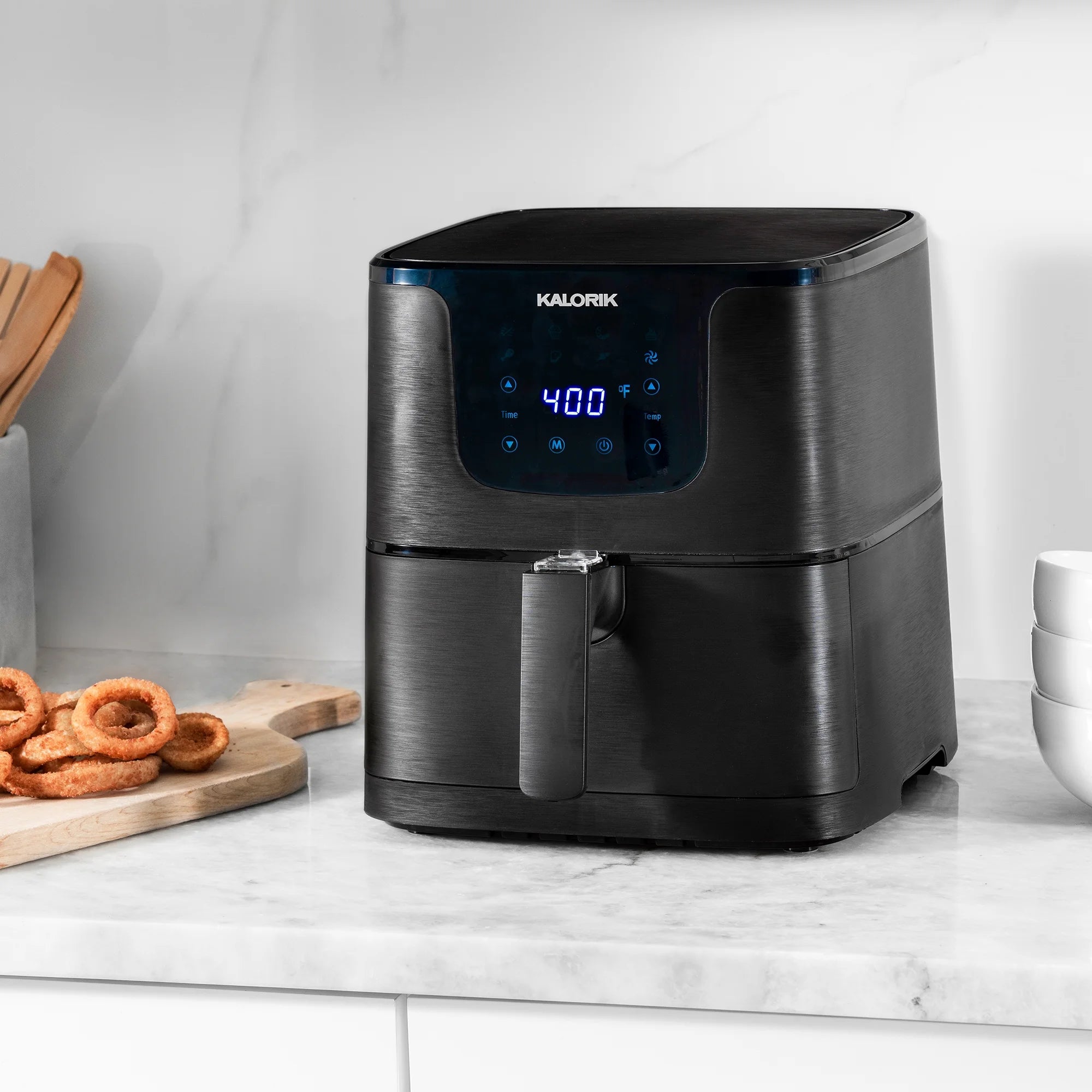 3.5 Quart Digital Air Fryer, Matte Black N9553
