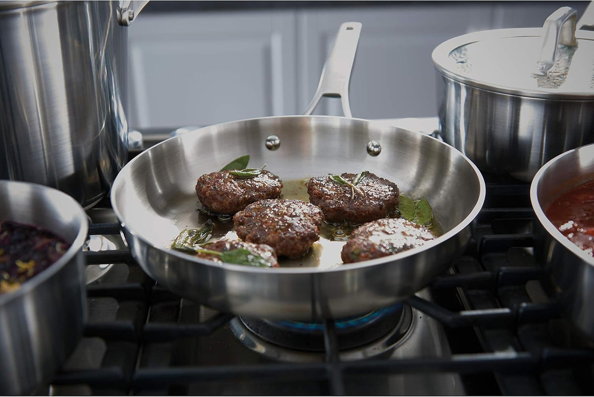 11-Piece Stainless Steel Cookware Set C2267
