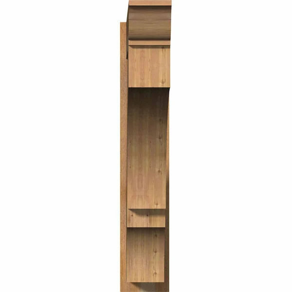 8x22W x 44x22D x 44x22H Balboa Rough Sawn Traditional Outlooker, Western Red Cedar J7407