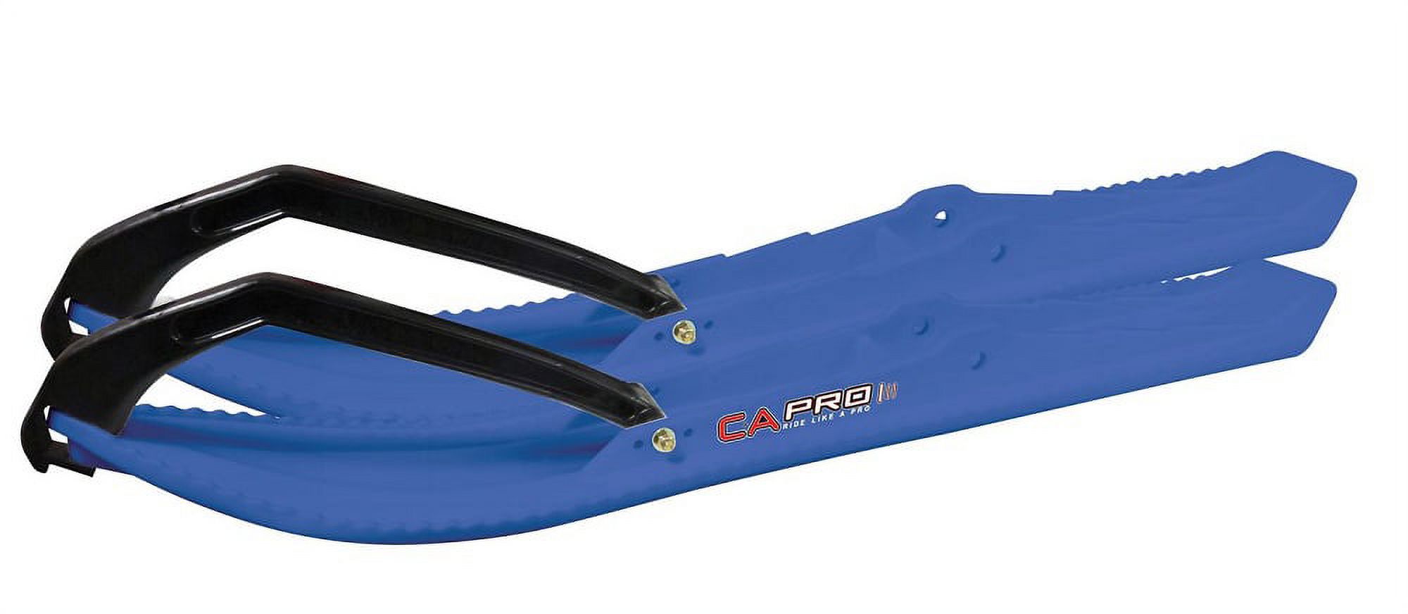Blue Snowmobile Skis with 7.5" Shaper Bars Complete Kit V639285