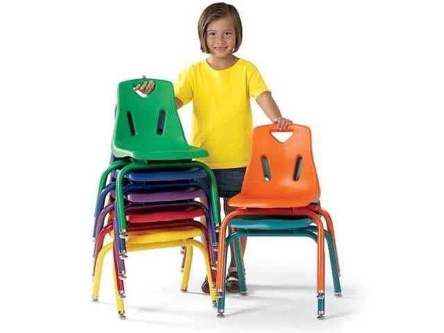 Teal Stacking Chairs Set of 6 C818