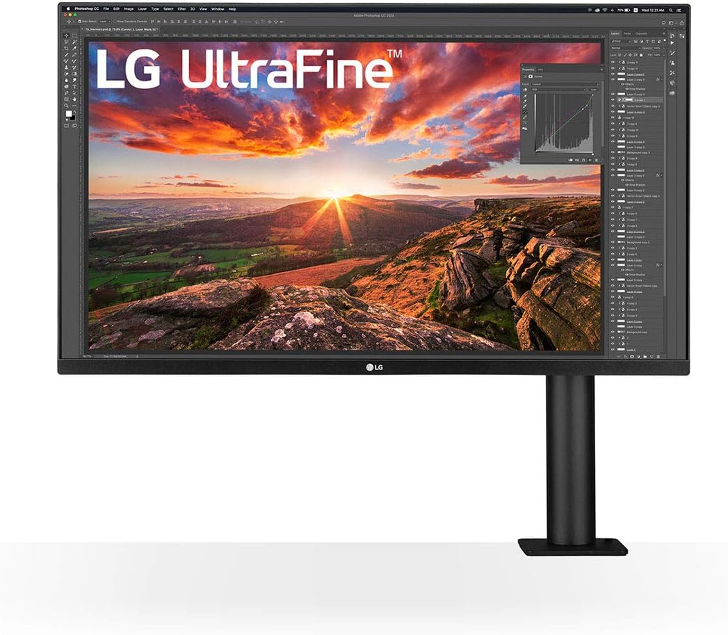 27 inch Ergo IPS UHD 4K Ultrafine Monitor, Black Z159
