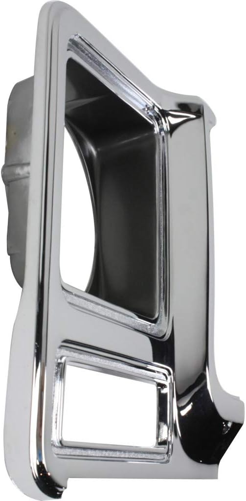 Chrome & Painted Dark Argent Headlight Door for Chevy C10 C20 C30 1979 1980 Passenger Side Pack of 2 F89676