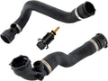 Upper Lower Radiator Hose with Temp Sensor, 3pcs Kit M126