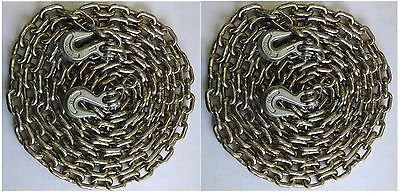 Transport Binder Chains With Grab Hooks - 3/8" x 20' Grade 70 G35821