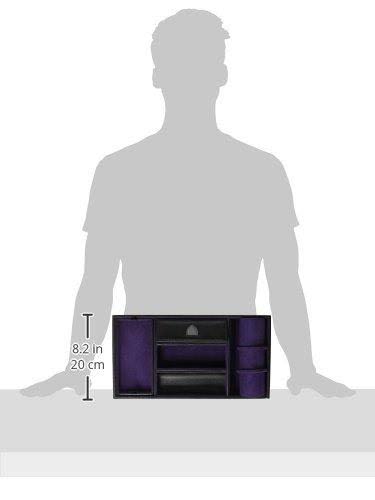 Black Valet Tray with Cuff S1695