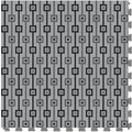 Gray/Satin 20-in x 20-in Water Resistant Interlocking Luxury Vinyl Tile K51195