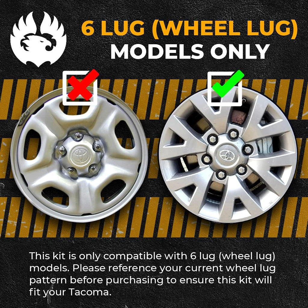 3" Front 2" Rear Leveling Lift Kit for 1995-2004 Toyota Tacoma 4WD With Differential Drop J7177