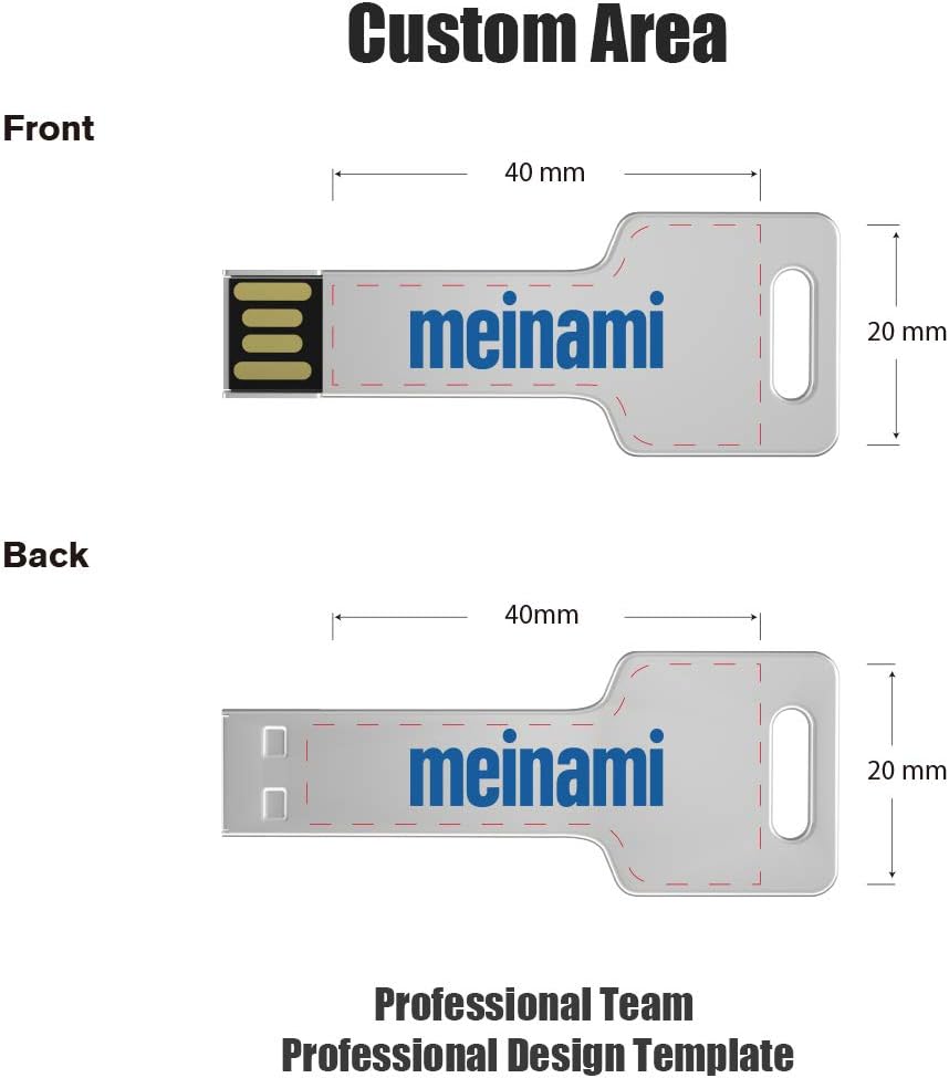 25 Pack Customized Metal USB Flash Drive S992