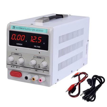 30V 5A 110V Precision Variable DC Digital Lab Power Supply with Clip Y9492