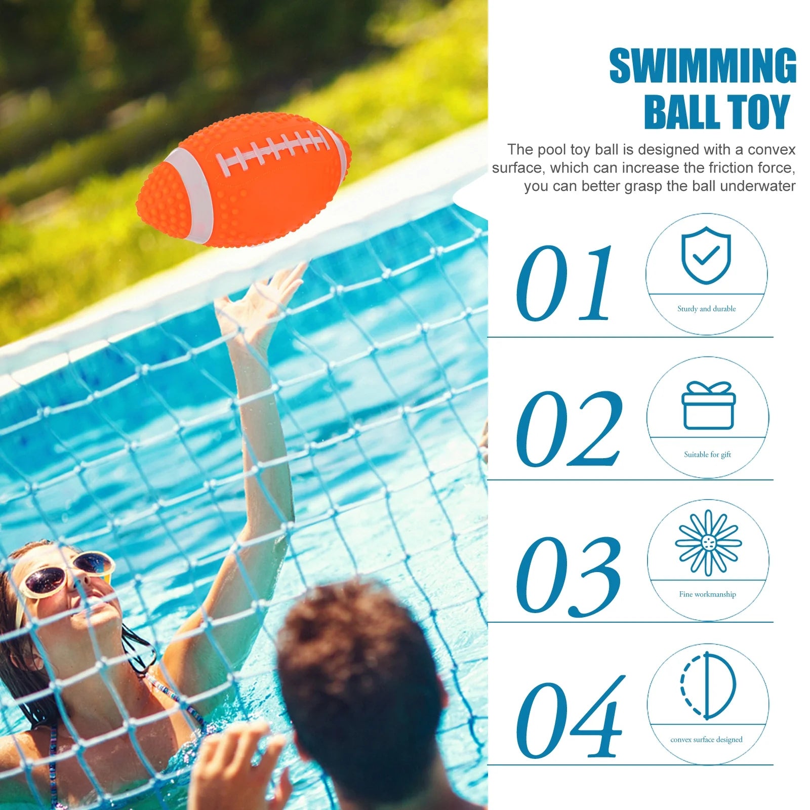 Underwater Rugby Toy Pool Ball Toy I366737