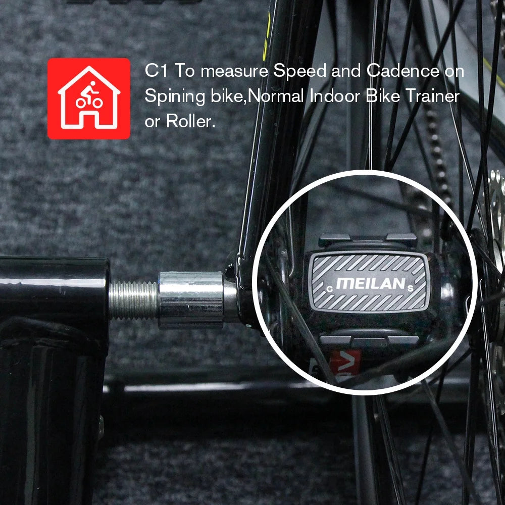 BT Bike Trainer Speed & Cadence Sensor Waterproof IPX5 Y6856