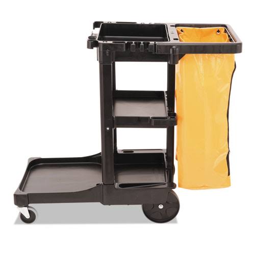 Black 55-60gal 1.65mil Recycled Can Liners, 100-carton L8441