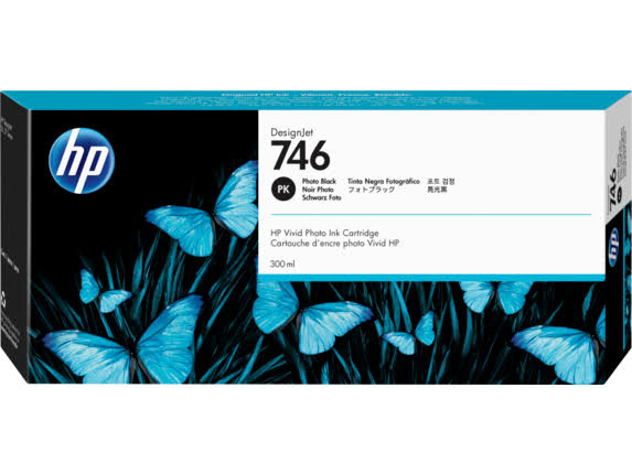 HP 746 300-ml Photo Black Ink Cartridge L29945