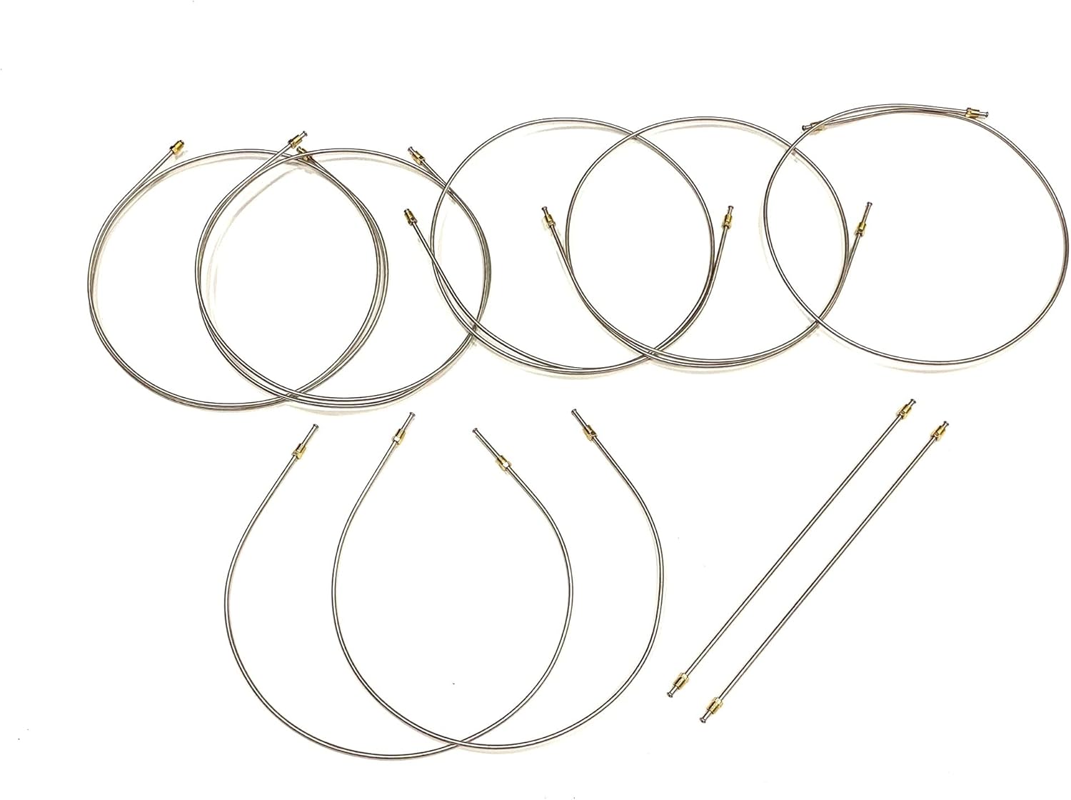 Stainless Steel Brake Line Kit, Pack of 2 Z11414
