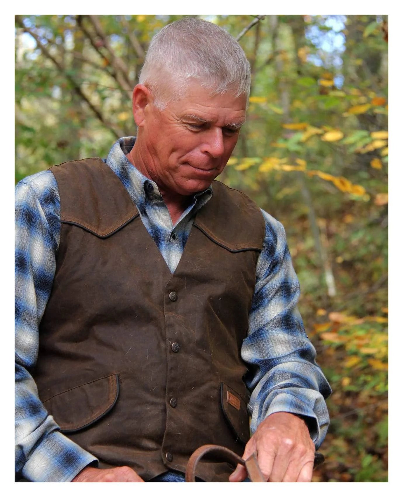 Bronze Oilskin Vest M579700
