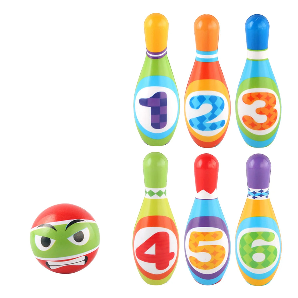 Mini Bowling Game Indoor Outdoor Sports Toy L631