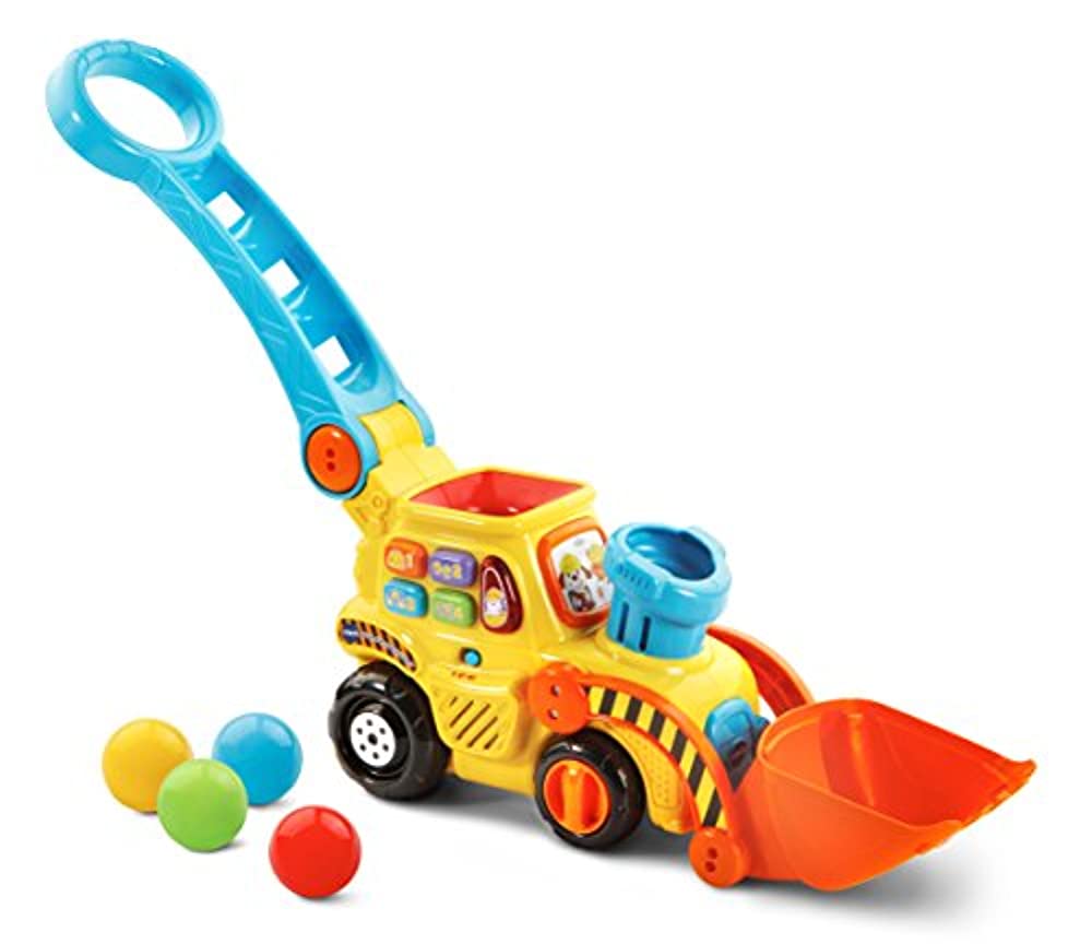 Push and Pop Bulldozer Toddler Learning Toy E9157