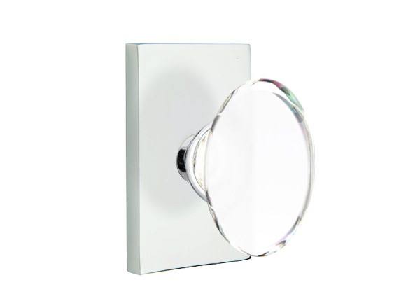Crystal Knob Dummy Pair Satin Brass V918299