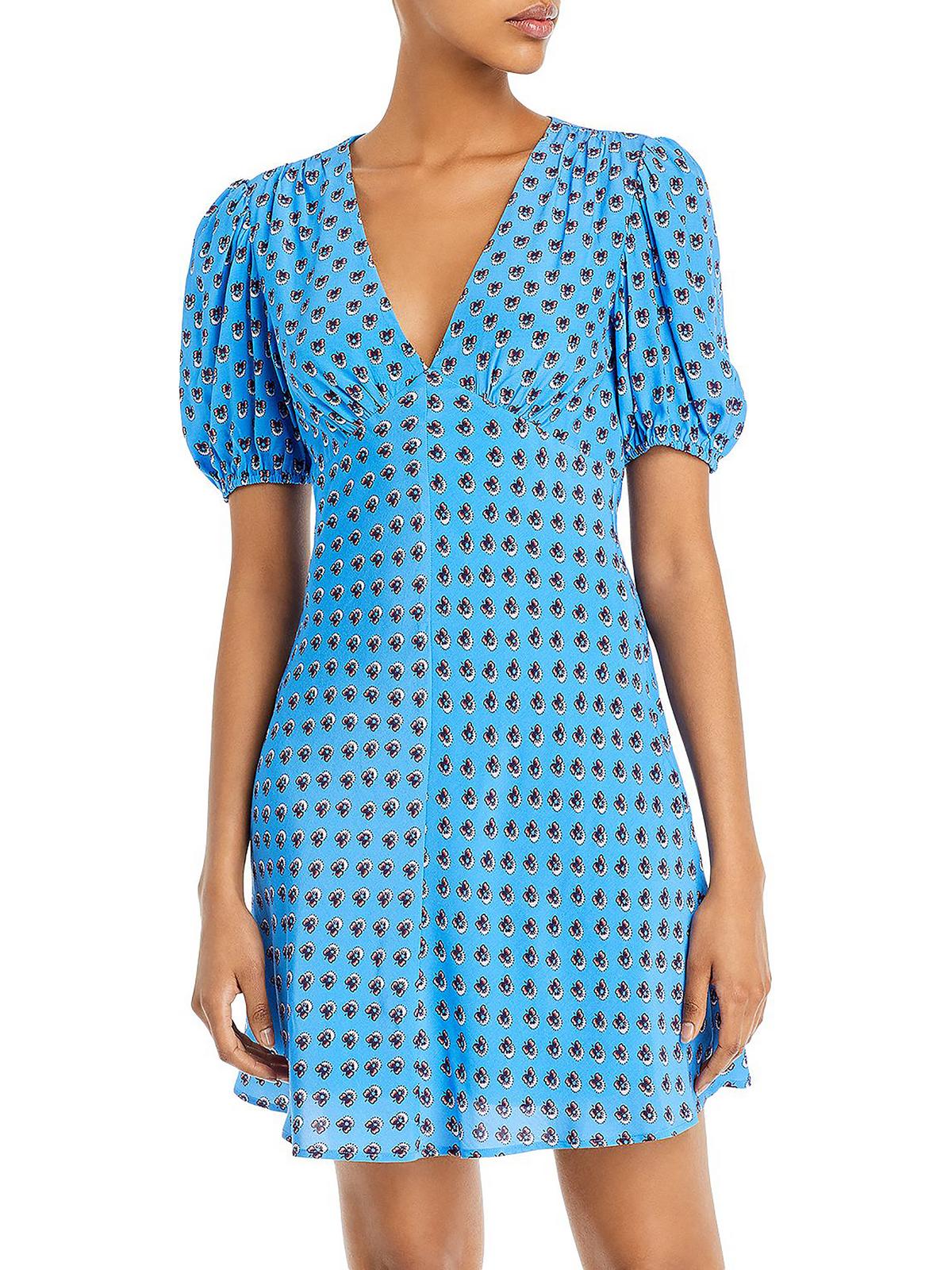 Mini Sundress Puff Sleeve S8961