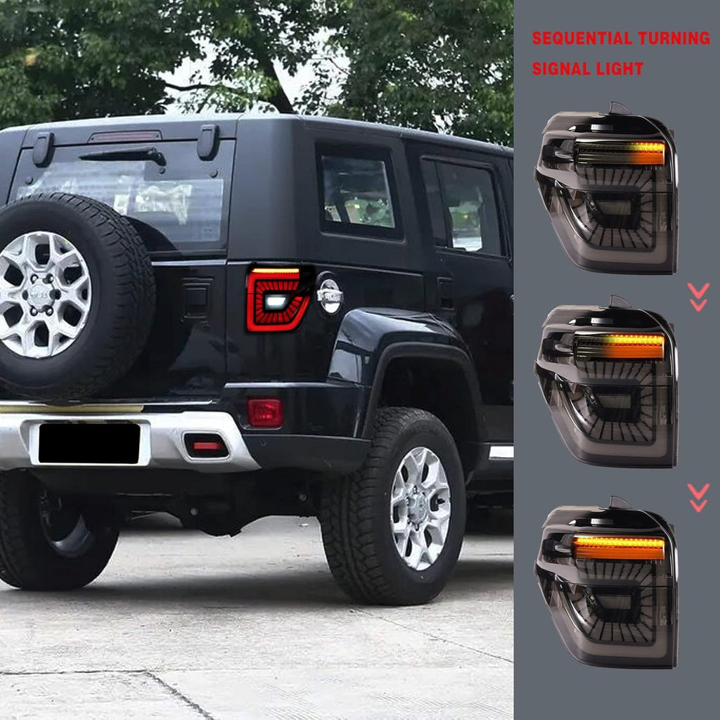 Smoke LED Tail Light Assembly Pair for Toyota 4 Runner A53996