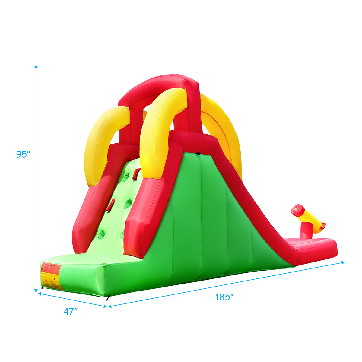 Inflatable Water Slide Bounce House with 350W Blower E76426