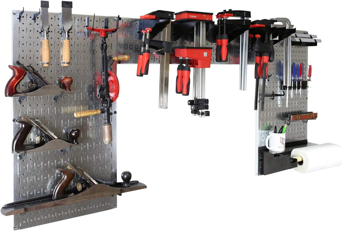 Purple Pegboard Woodworking Tool Storage Organizer Kit R490243