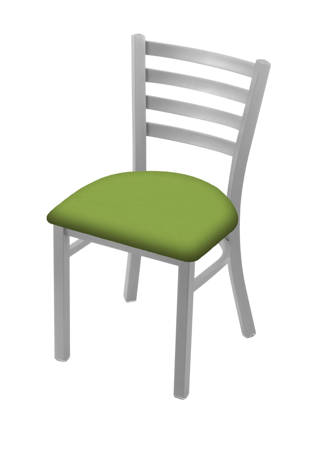18x22 Chair with Anodized Nickel Finish and Graph Poppy Seat E809004