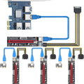 PCIE 1x to 4X Riser Card with 16x to 1x Express Adapter Set S98029