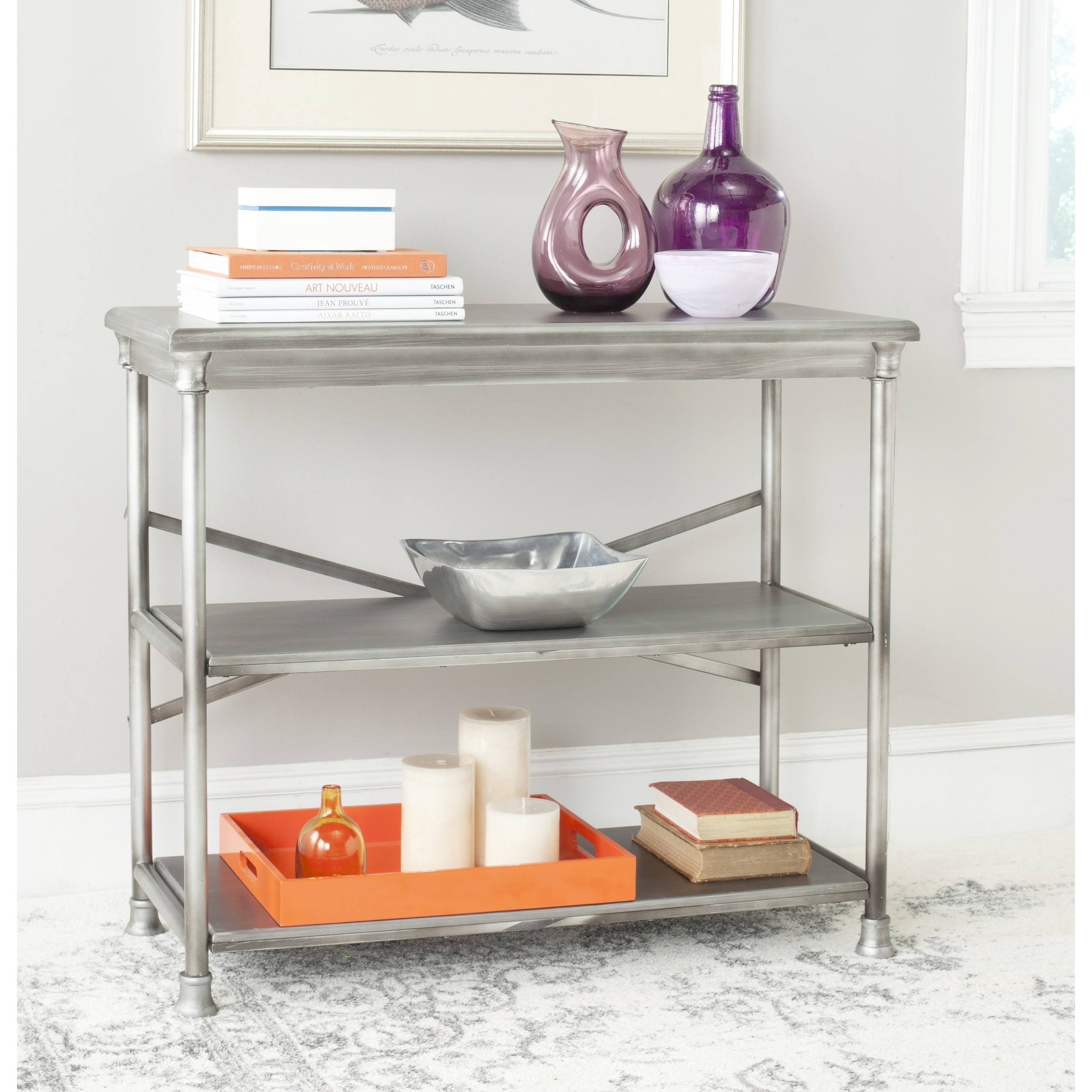 Dark Silver Medium Bookcase S953996