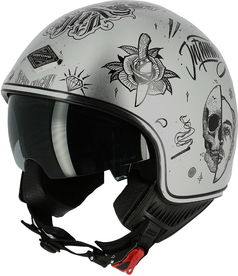 Silver Mini Jet Helmet G4583