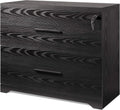 Black 2-Drawer Wood Lateral File Cabinet V351772