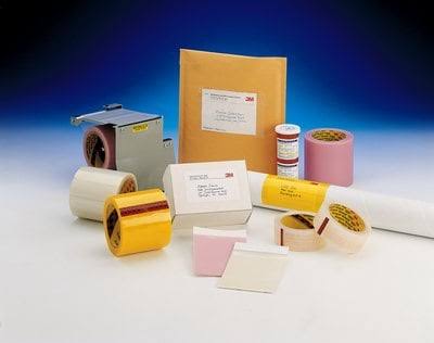 Pink Label Protection Tape, 4 in x 72 yd, 8 per Case Y581