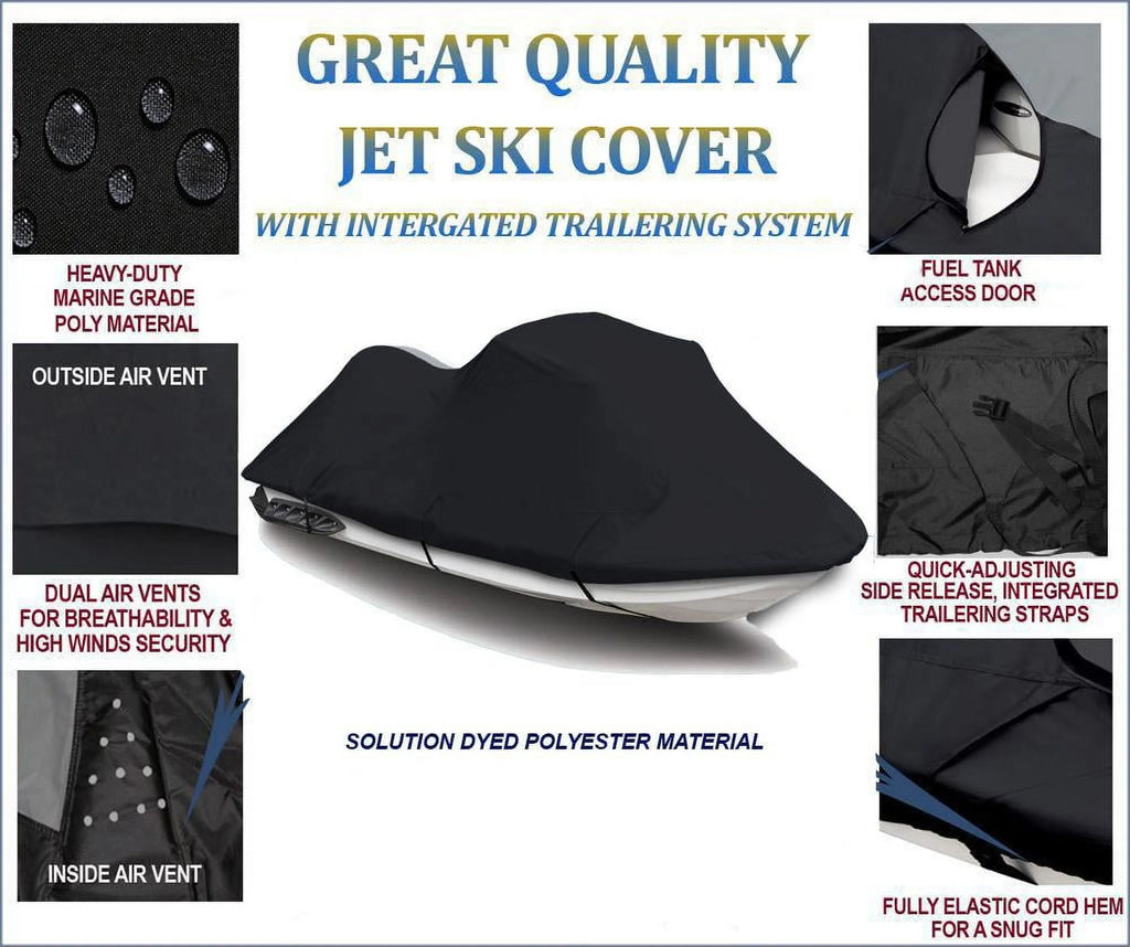 Black 600 Denier JetSki Cover R50791