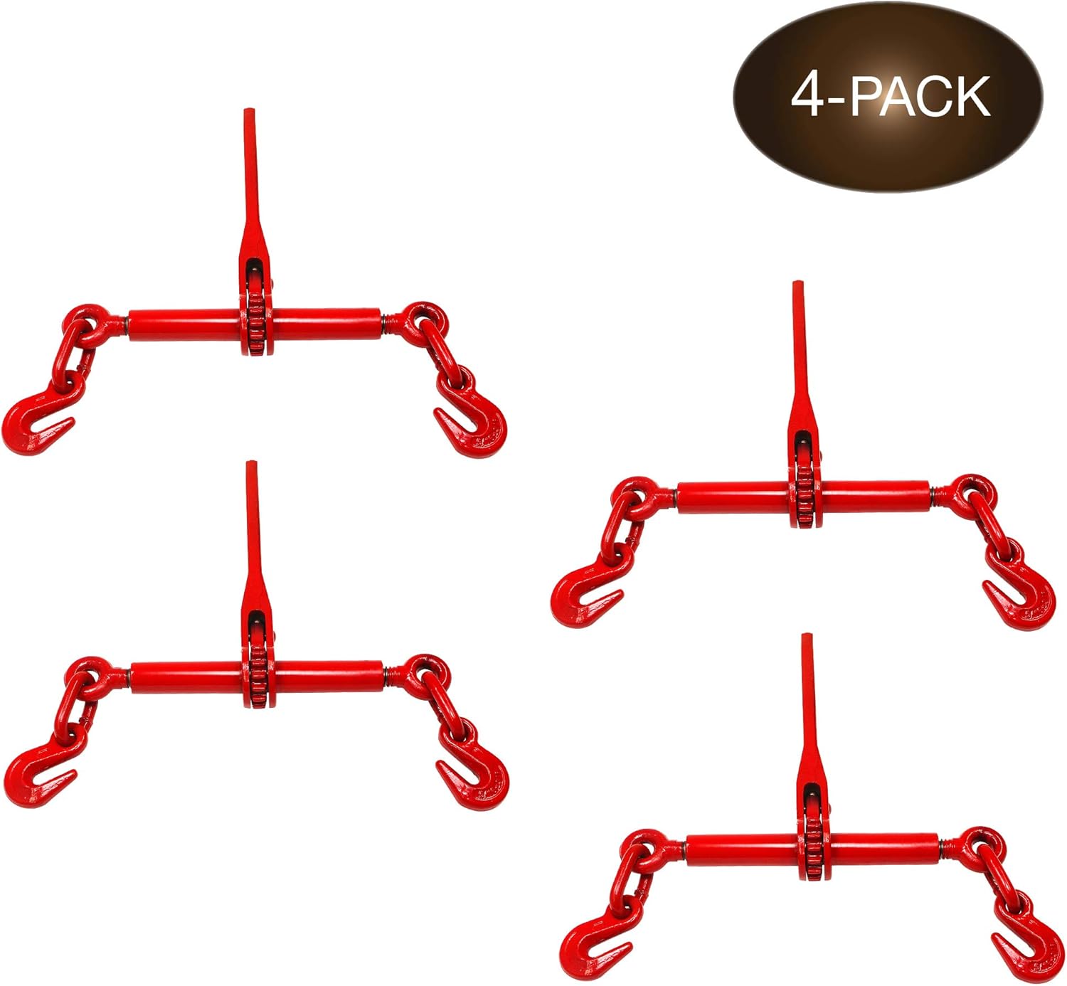4 Ratchet Chain Binders 5/16 Inch - ⅜ Inch C948