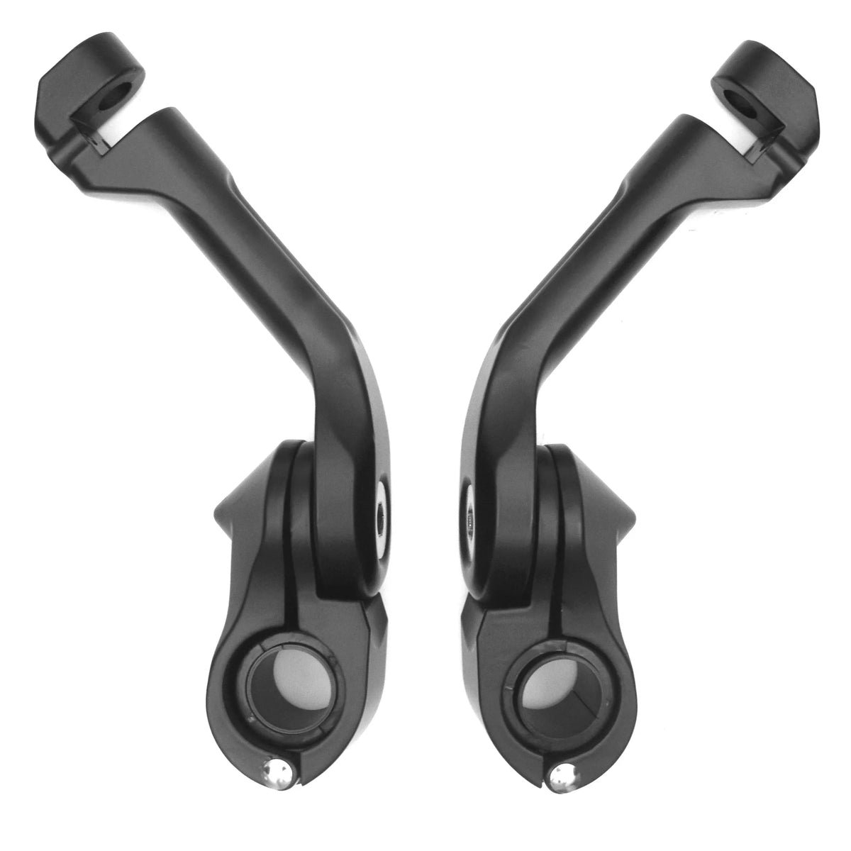 Black Angled Adjustable Highway Foot Peg Mounting Kit, 1 Pair D922