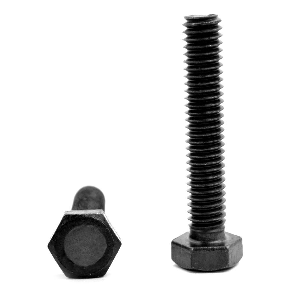 M16 x 1.50 x 30 mm Fine Thread Hex Cap Screw Alloy Steel Black Oxide L7818