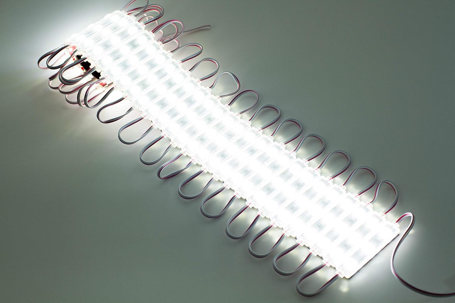 80ft White LED Light with UL 12v AC Power Package X937