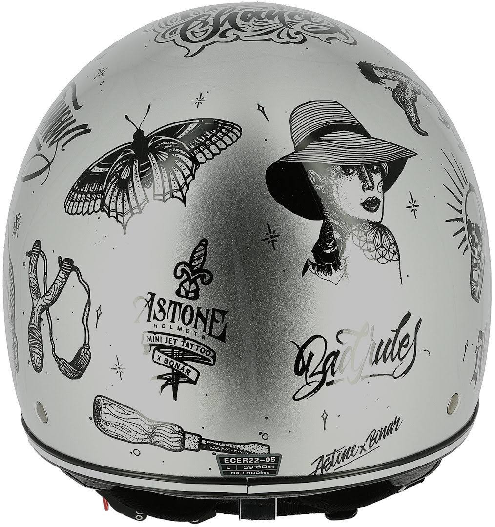 Silver Mini Jet Helmet G4583