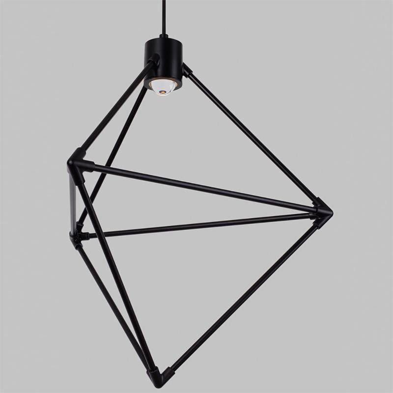 Matte Black LED Chandelier T72116