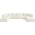 Cream Velvet Modular Sofa A944