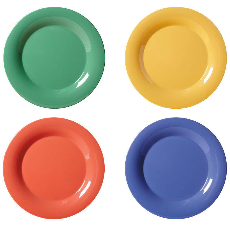 Mardi Gras Mix 5 1/2 in Wide Rim Plate V92718