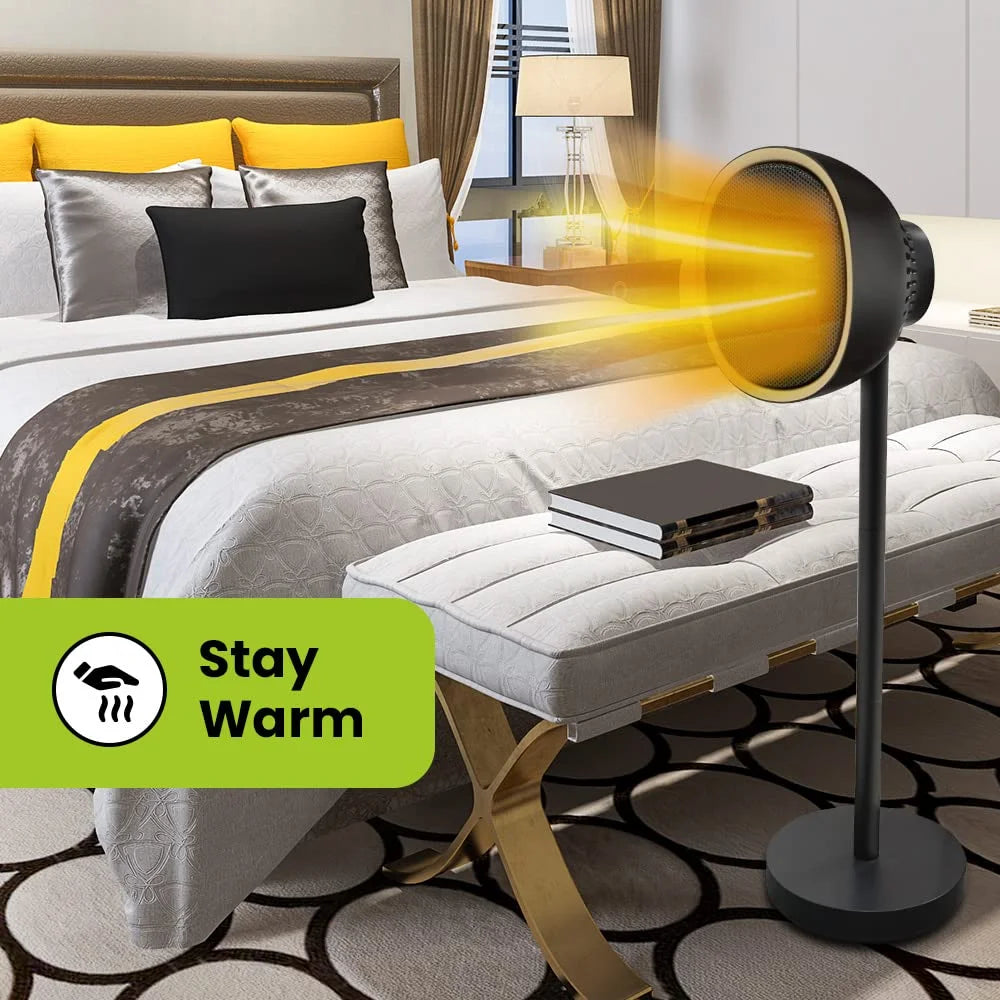 1500W Oscillating Ceramic Space Heater with Remote Control P717