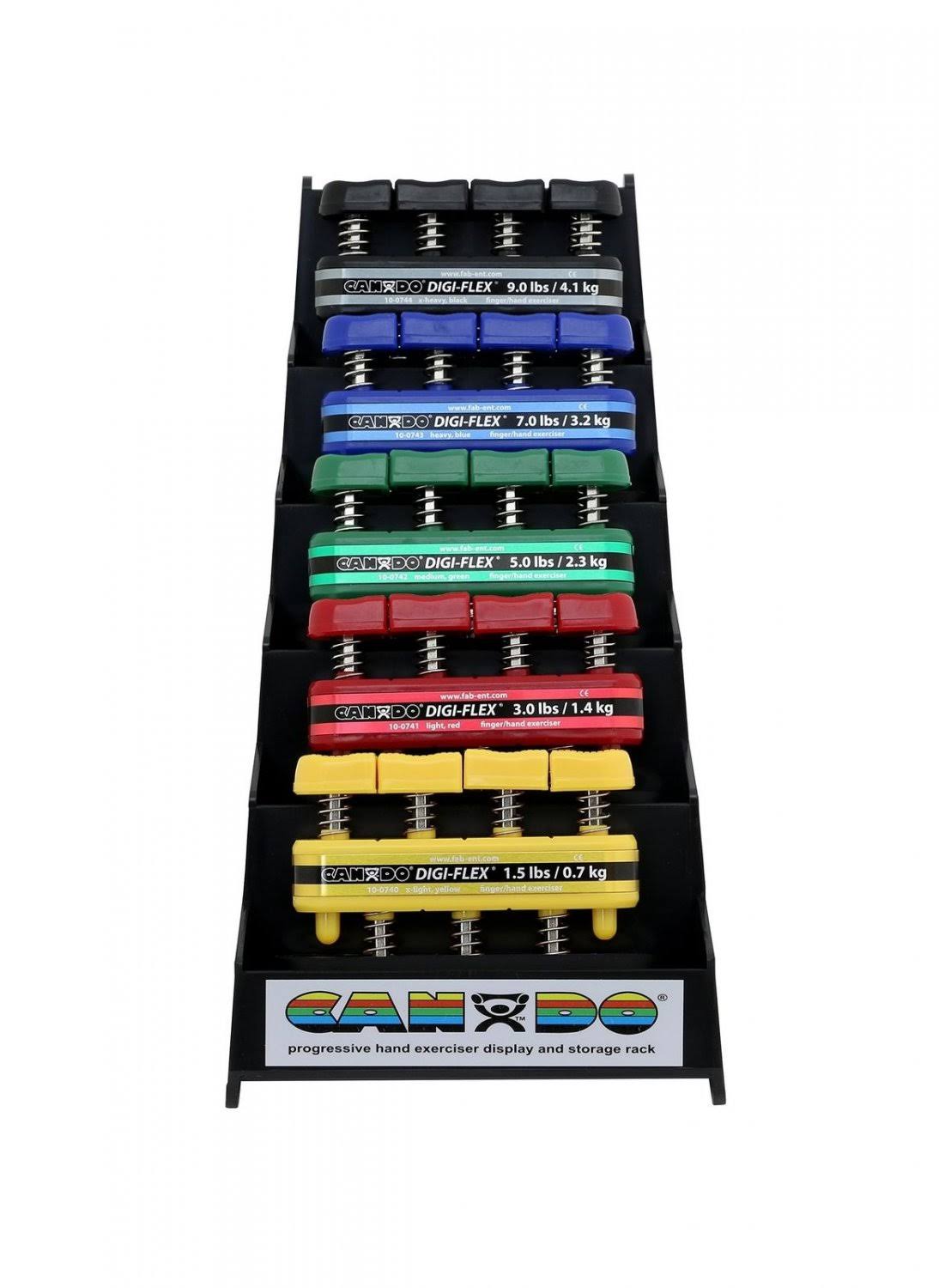 Set of 5 Hand Exerciser with Plastic Rack E2891